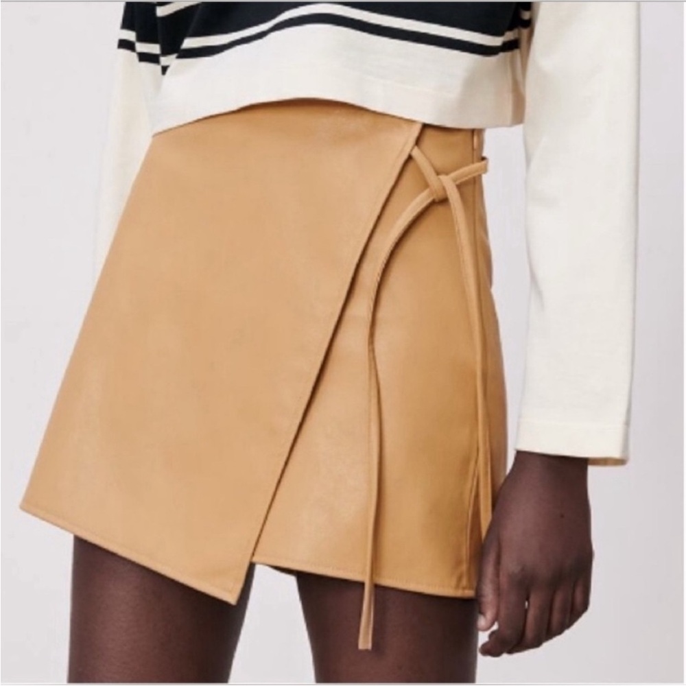Zara Leather Skort